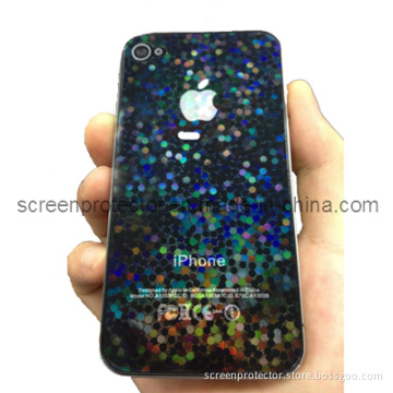 3D Round Spot Design Screen Protector for iPhone 4 Front and Back